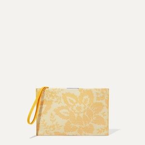 🔥 Rothy's Essential Pouch Jardin Yellow